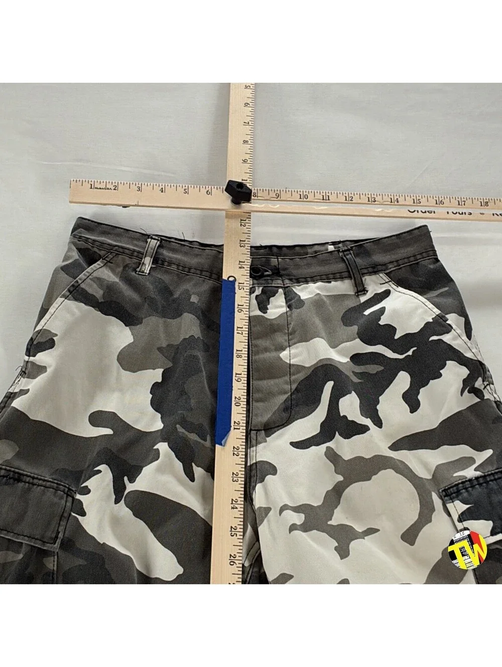 Vintage 90s Urban Grey Camo BDU Cargo Pants Skate Grunge